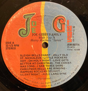 Joe Gibbs Family, The - Wish You A Merry Rockers Christmas - 1979