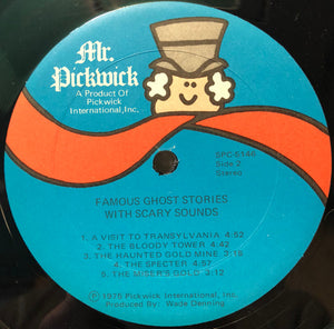 Wade Denning - Famous Ghost Stories With Scary Sounds Vinyl Record