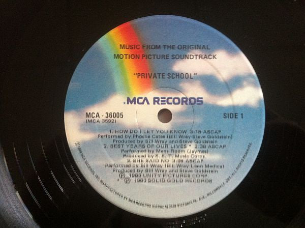 Various - Private School - Music From The Original Motion Picture Soundtrack
