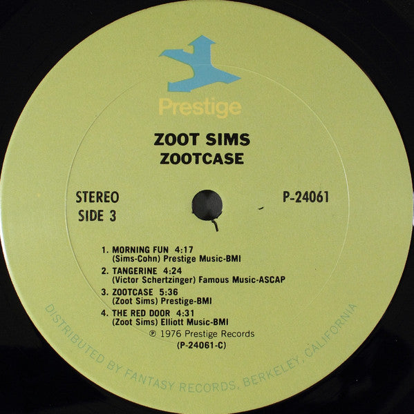 Zoot Sims - Zootcase Vinyl Record