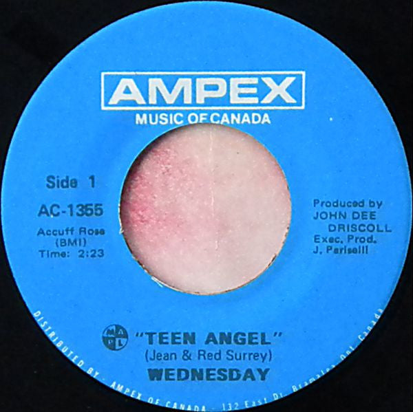 Wednesday (3) - Teen Angel / Taking Me Home