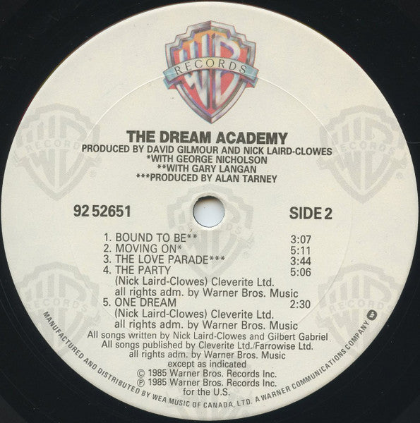 Dream Academy, The - The Dream Academy - 1985