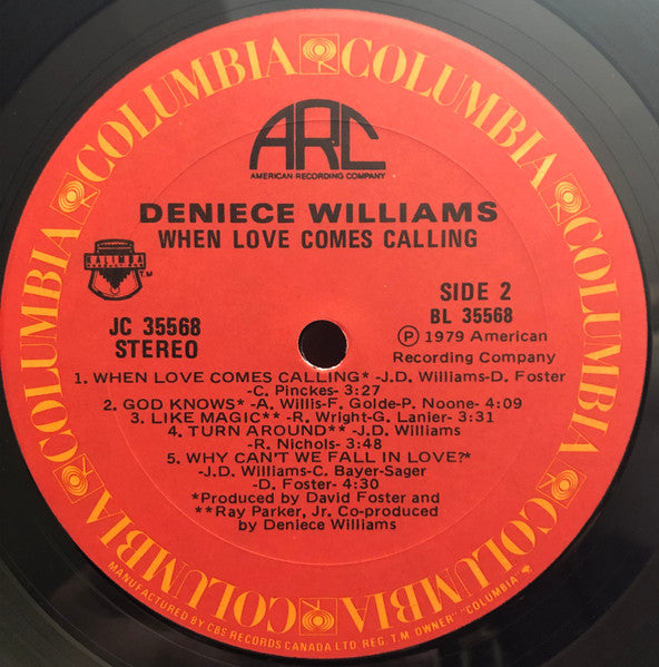 Deniece Williams - When Love Comes Calling - 1979