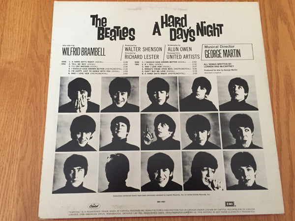 The Beatles - A Hard Day's Night Vinyl Record