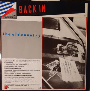 Tom Robinson - Back In The Old Country 1984 - Quarantunes