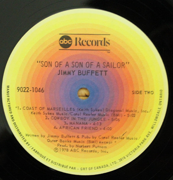 Jimmy Buffett - Son Of A Son Of A Sailor - 1978