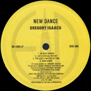 Gregory Isaacs - New Dance Vinyl Record