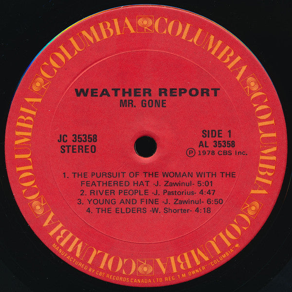Weather Report - Mr. Gone - 1978