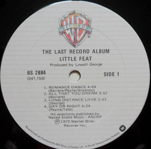 Little Feat - The Last Record Album - 1979