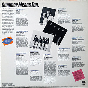 Various - Summer Means Fun - California Surf Music 1962-1974 Vinyl Record