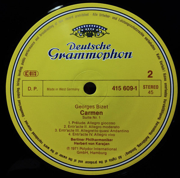 Herbert von Karajan Und Berliner Philharmoniker - Bolero Carmen Karajan - 1988