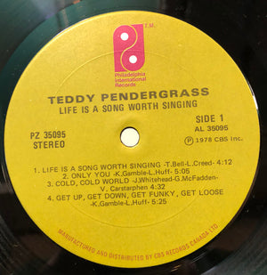 Teddy Pendergrass - Life Is A Song Worth Singing