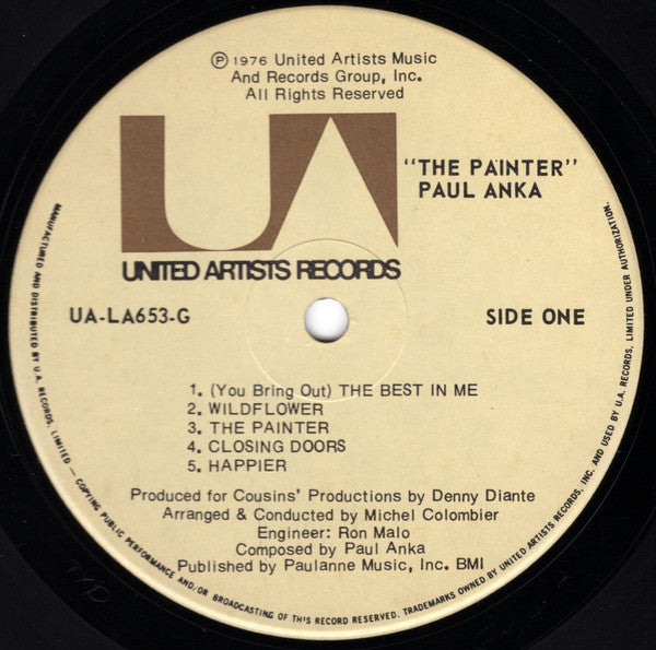 Paul Anka - The Painter - 1976
