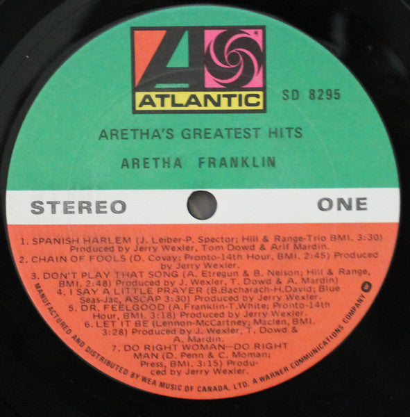 Aretha Franklin - Aretha's Greatest Hits - 1971