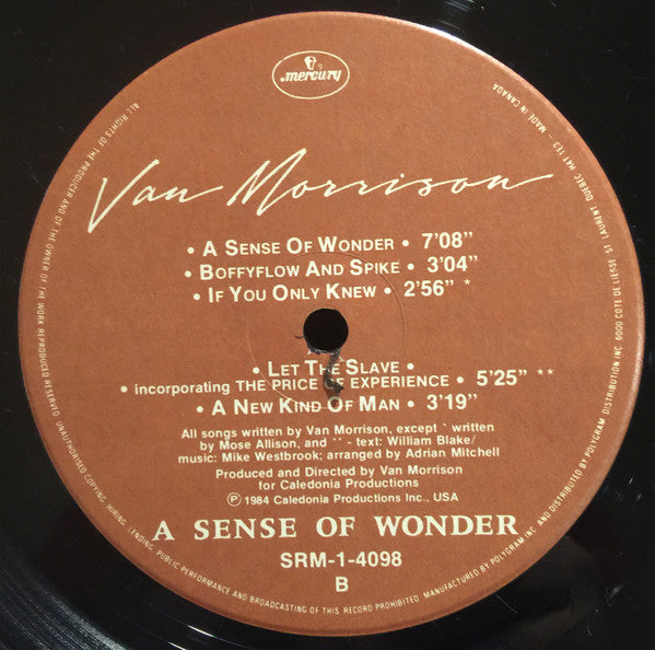 Van Morrison - A Sense Of Wonder