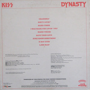 Kiss - Dynasty Vinyl Record