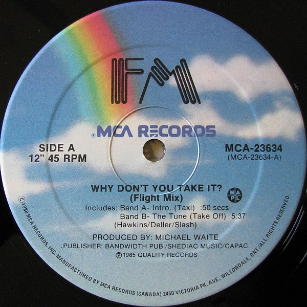 FM - Why Don't You Take It / Just Like You - 1986