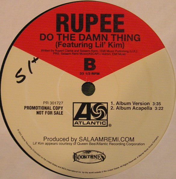 Rupee Feat. Lil' Kim - Do The Damn Thing - 2005