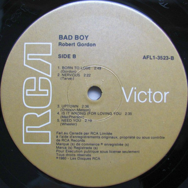 Robert Gordon - Bad Boy - 1980