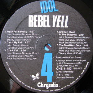 Billy Idol - Rebel Yell - 1983