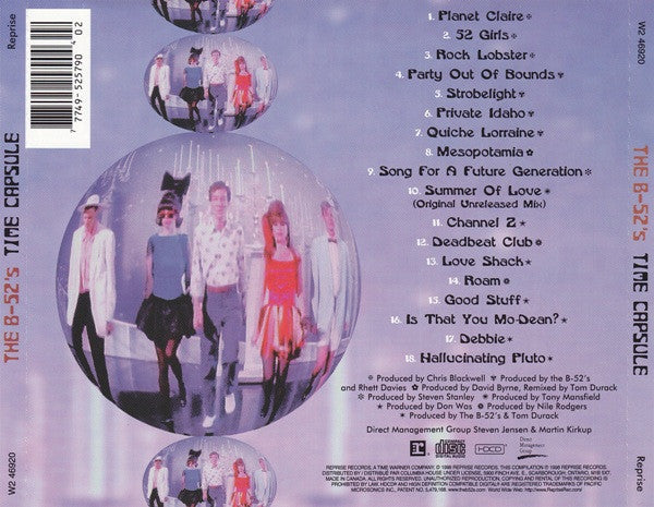 B-52's, The - Time Capsule: Songs For A Future Generation (CD) - 1998