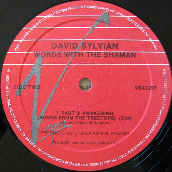 David Sylvian, Jon Hassell • Steve Jansen, Holger Czukay - Words With The Shaman - 1985