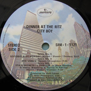 City Boy - Dinner At The Ritz - 1977