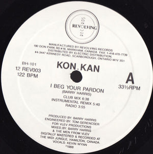 Kon Kan - I Beg Your Pardon - 1988