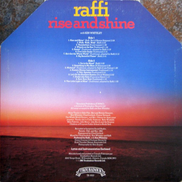 Raffi (2) - Rise And Shine
