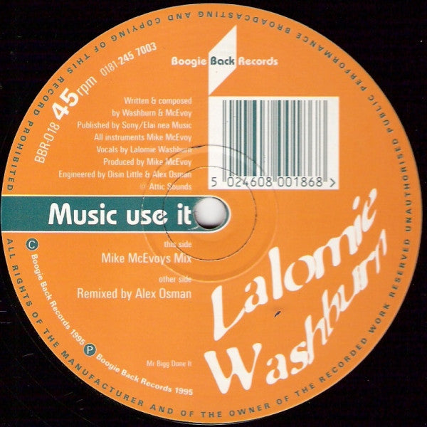 Lalomie Washburn - Music Use It