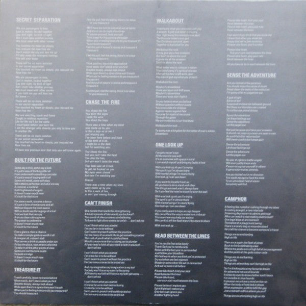 Fixx, The - Walkabout - 1986