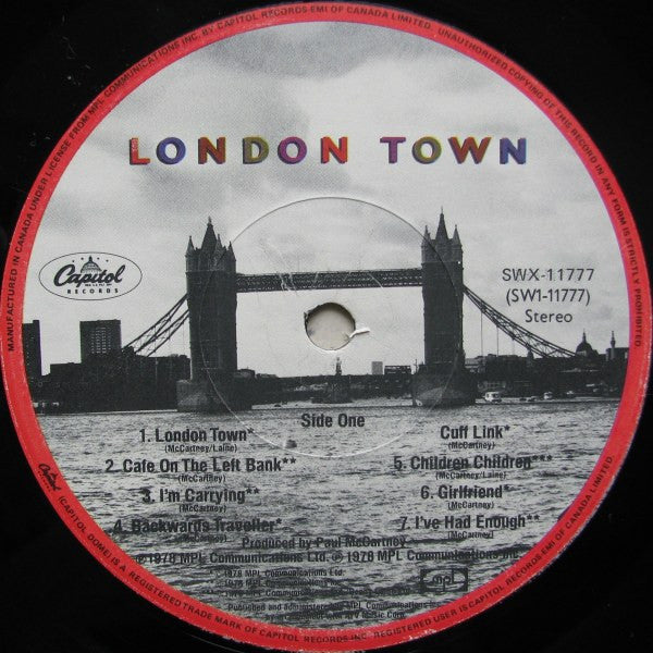 Wings - London Town - 1978