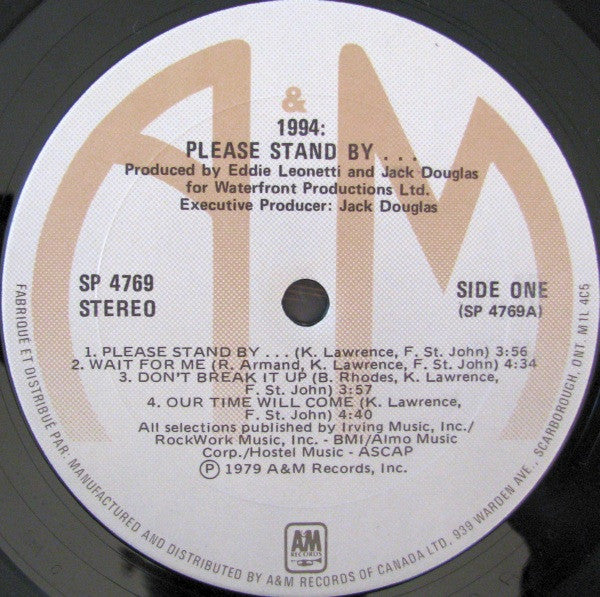 1994: - Please Stand By... Vinyl Record