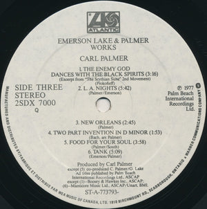 Emerson, Lake & Palmer - Works (Volume 1)