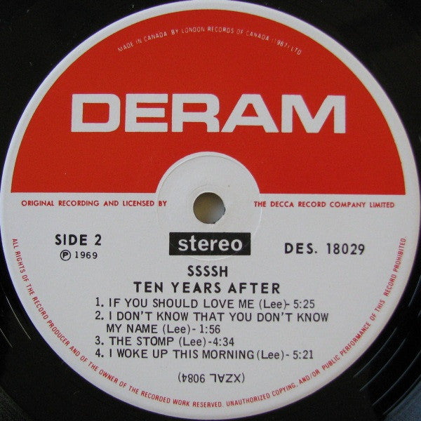 Ten Years After - Ssssh.