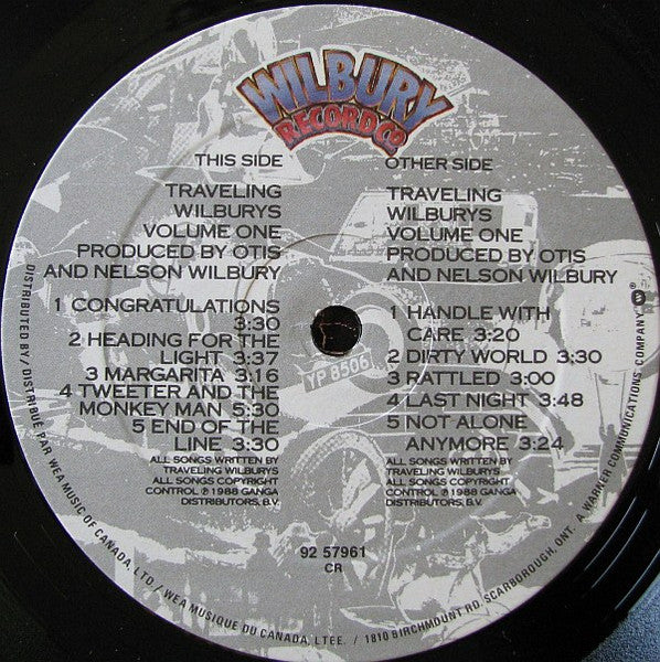 Traveling Wilburys - Volume One - 1988