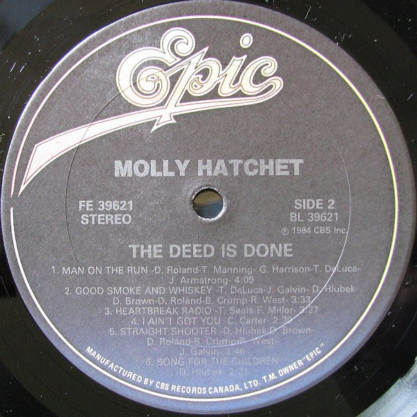 Molly Hatchet - The Deed Is Done - 1984