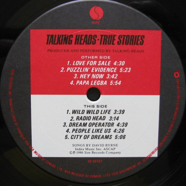 Talking Heads - True Stories - 1986