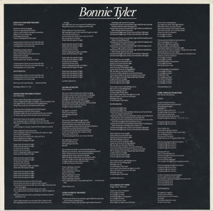 Bonnie Tyler - Faster Than The Speed Of Night - 1983