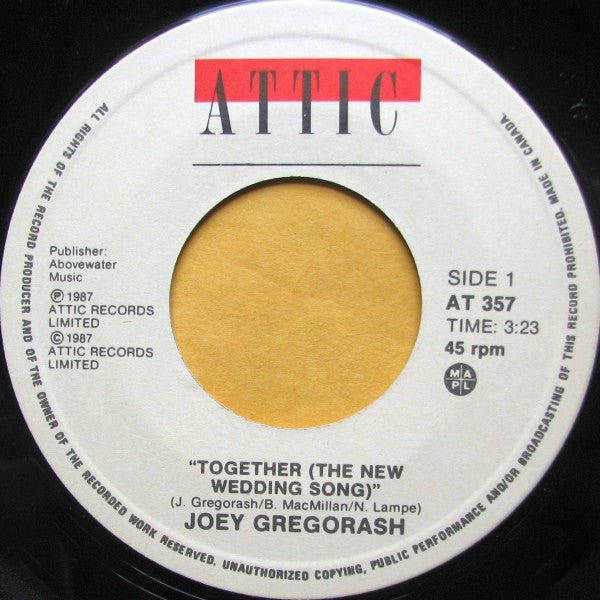 Joey Gregorash - Together (The New Wedding Song)