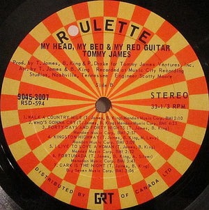 Tommy James - My Head, My Bed & My Red Guitar - 1971