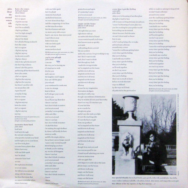 Jules Shear - The Eternal Return - 1985