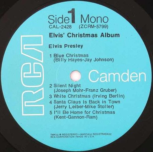 Elvis Presley - Elvis' Christmas Album - 1970