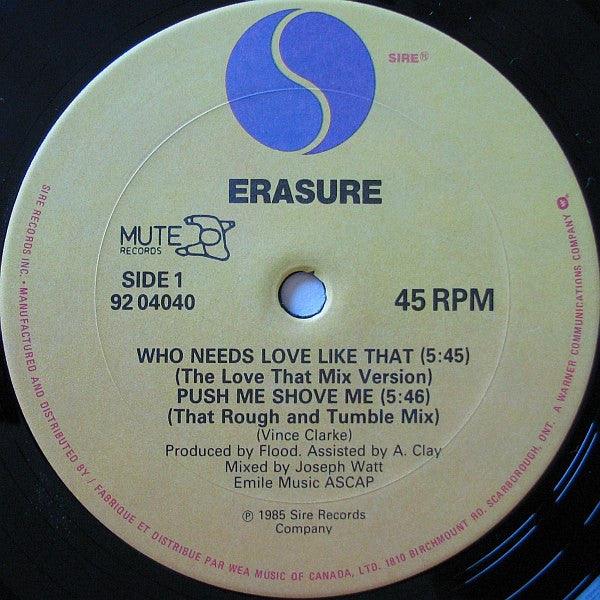 Erasure - Who Needs Love Like That 1985 - Quarantunes