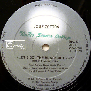 Josie Cotton - Johnny Are You Queer? Vinyl Record