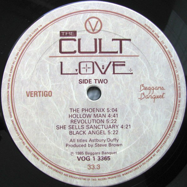 Cult, The - Love - 1985