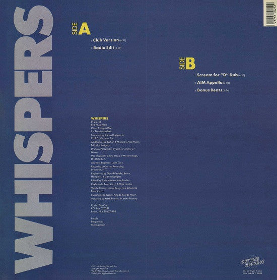 Corina - Whispers Vinyl Record