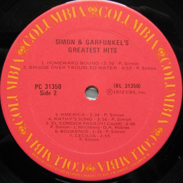 Simon & Garfunkel - Simon And Garfunkel's Greatest Hits -