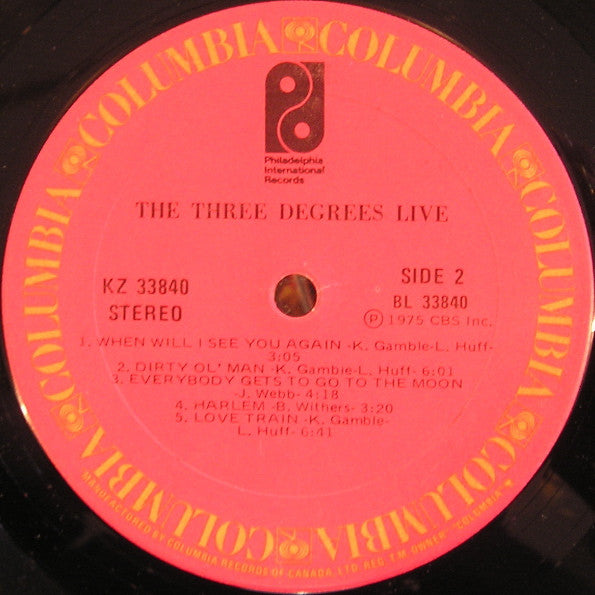 The Three Degrees - The Three Degrees Live