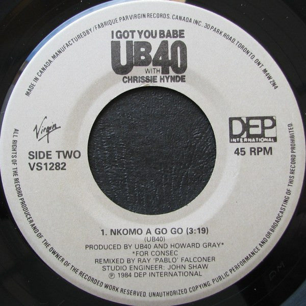 UB40 With Chrissie Hynde - I Got You Babe - 1985